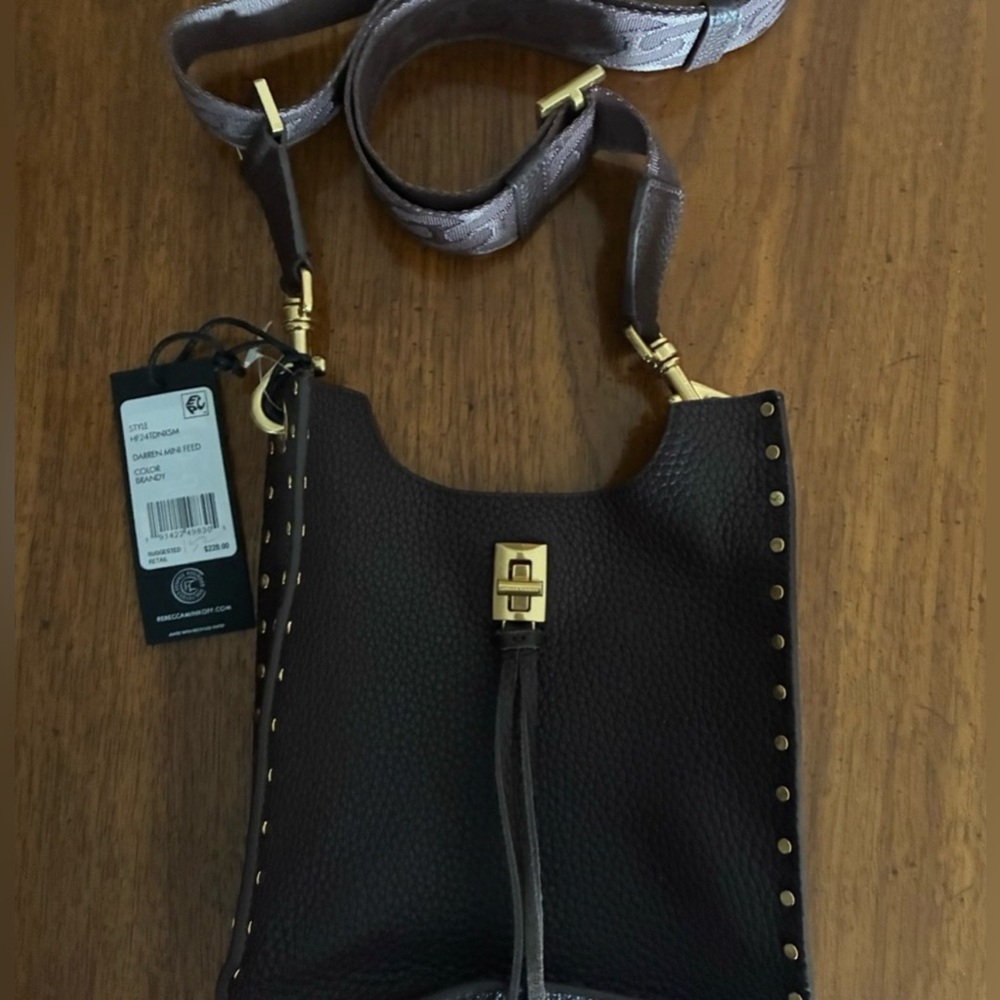 Rebecca Minkoff Crossbody Bag with Gold Accents
